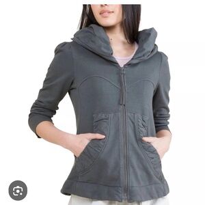 Prairie Underground Hooded Short Jacket Sage L